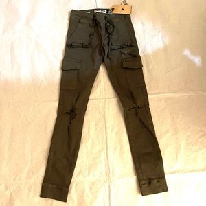 Tally Weijl Low Waist Cargo Jeggings NWT